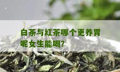 白茶与红茶哪个更养胃呢女生能喝？