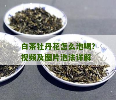 白茶牡丹花怎么泡喝？视频及图片泡法详解