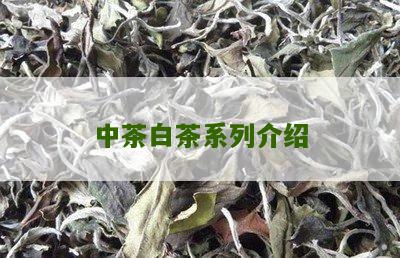 中茶白茶系列介绍