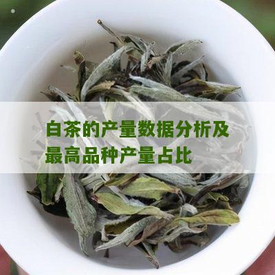 白茶的产量数据分析及最高品种产量占比