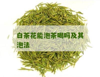 白茶花能泡茶喝吗及其泡法