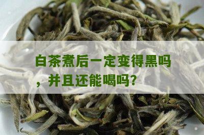 白茶煮后一定变得黑吗，并且还能喝吗？