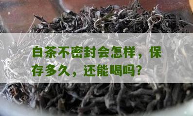 白茶不密封会怎样，保存多久，还能喝吗？