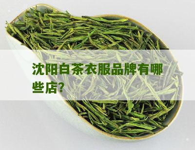 沈阳白茶衣服品牌有哪些店？