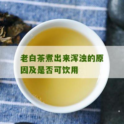 老白茶煮出来浑浊的原因及是否可饮用