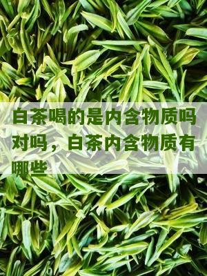 白茶喝的是内含物质吗对吗，白茶内含物质有哪些