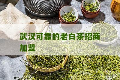 武汉可靠的老白茶招商加盟