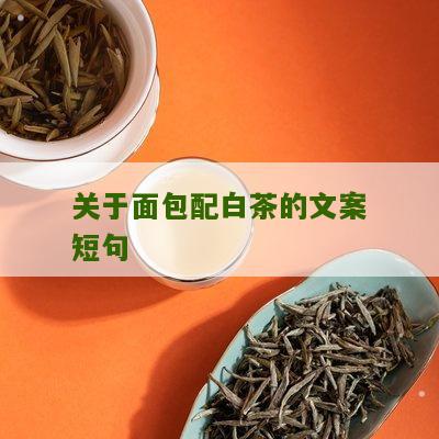 关于面包配白茶的文案短句