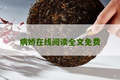 病娇在线阅读全文免费