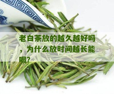 老白茶放的越久越好吗，为什么放时间越长能喝？