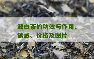 波白茶的功效与作用、禁忌、价格及图片