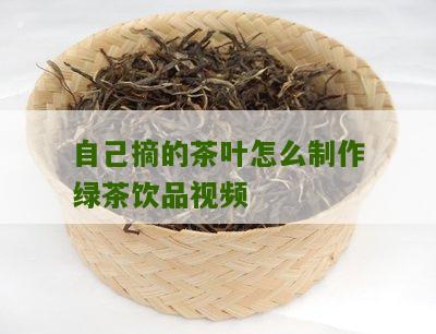 自己摘的茶叶怎么制作绿茶饮品视频