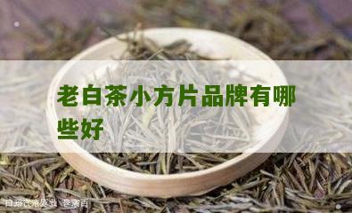 老白茶小方片品牌有哪些好