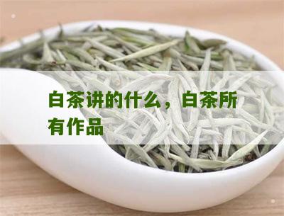 白茶讲的什么，白茶所有作品