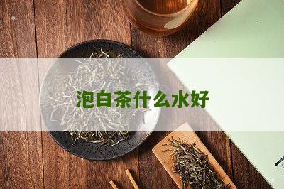 泡白茶什么水好