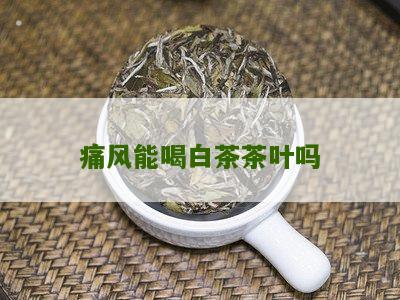 痛风能喝白茶茶叶吗