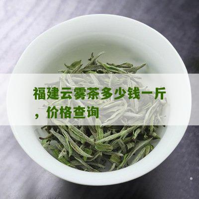 福建云雾茶多少钱一斤，价格查询