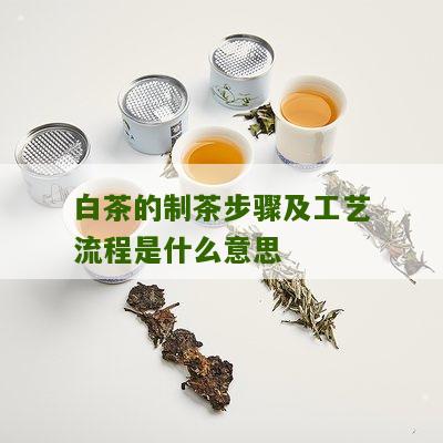 白茶的制茶步骤及工艺流程是什么意思