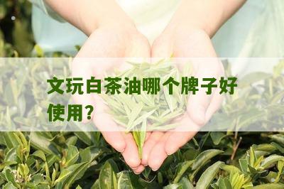 文玩白茶油哪个牌子好使用？