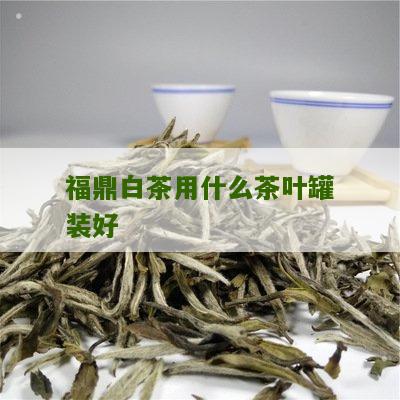 福鼎白茶用什么茶叶罐装好