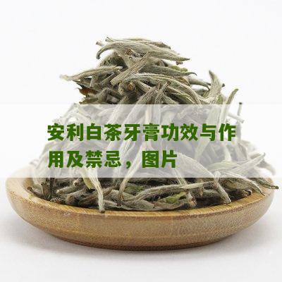 安利白茶牙膏功效与作用及禁忌，图片