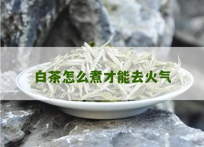 白茶怎么煮才能去火气