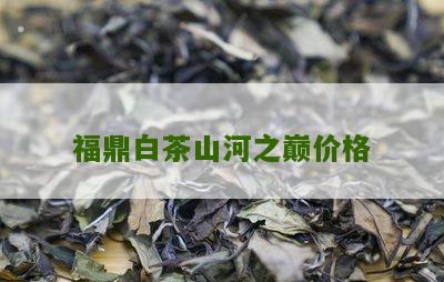 福鼎白茶山河之巅价格