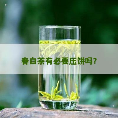 春白茶有必要压饼吗？