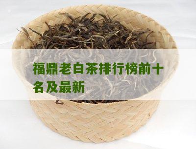 福鼎老白茶排行榜前十名及最新