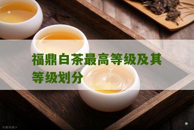 福鼎白茶最高等级及其等级划分