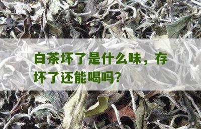 白茶坏了是什么味，存坏了还能喝吗？