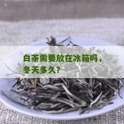 白茶需要放在冰箱吗，冬天多久？