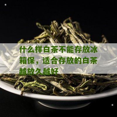 什么样白茶不能存放冰箱保，适合存放的白茶越放久越好