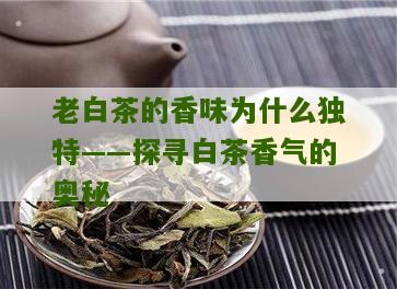 老白茶的香味为什么独特——探寻白茶香气的奥秘