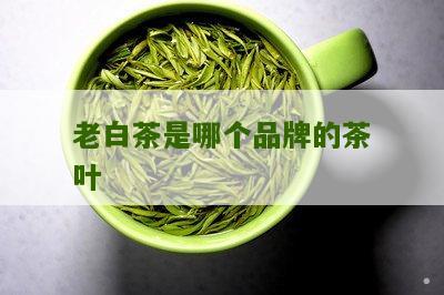 老白茶是哪个品牌的茶叶