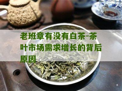 老班章有没有白茶-茶叶市场需求增长的背后原因