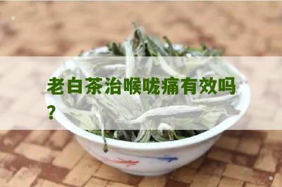 老白茶治喉咙痛有效吗？