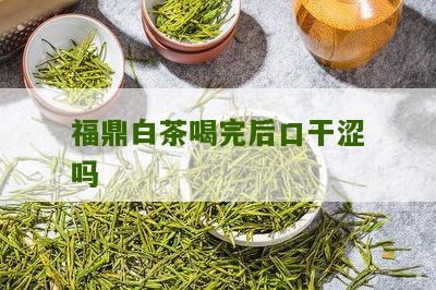 福鼎白茶喝完后口干涩吗