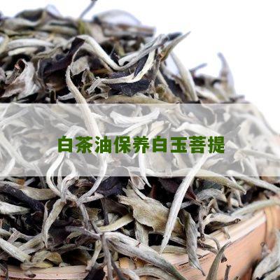 白茶油保养白玉菩提