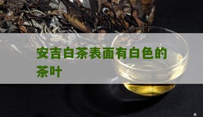 安吉白茶表面有白色的茶叶