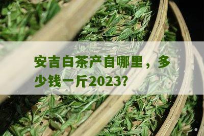 安吉白茶产自哪里，多少钱一斤2023？