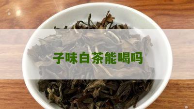 子味白茶能喝吗