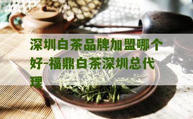 深圳白茶品牌加盟哪个好-福鼎白茶深圳总代理