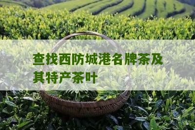 查找西防城港名牌茶及其特产茶叶