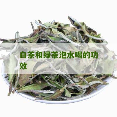 白茶和绿茶泡水喝的功效