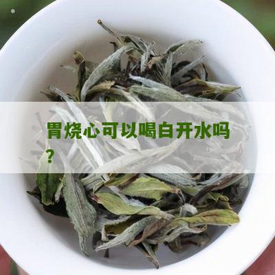 胃烧心可以喝白开水吗？