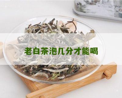 老白茶泡几分才能喝