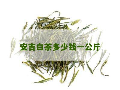 安吉白茶多少钱一公斤