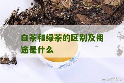 白茶和绿茶的区别及用途是什么