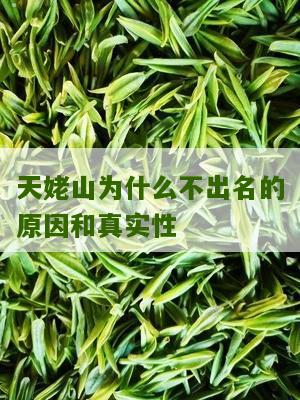 天姥山为什么不出名的原因和真实性